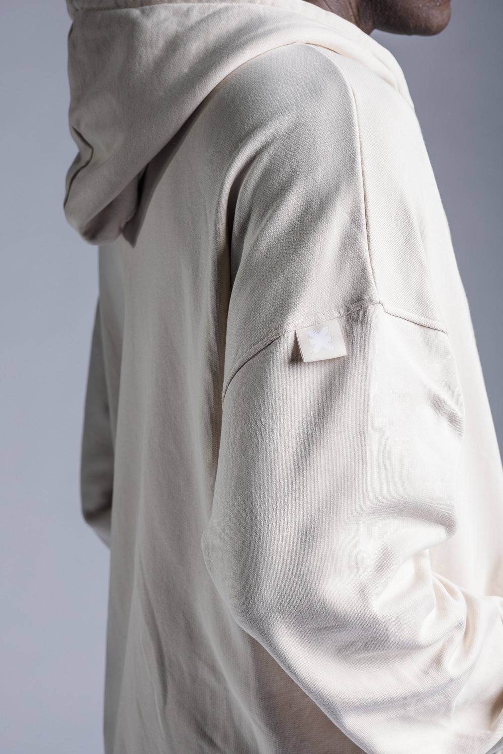 Karo Kauer Zipped Hoodie Beige Auslauf