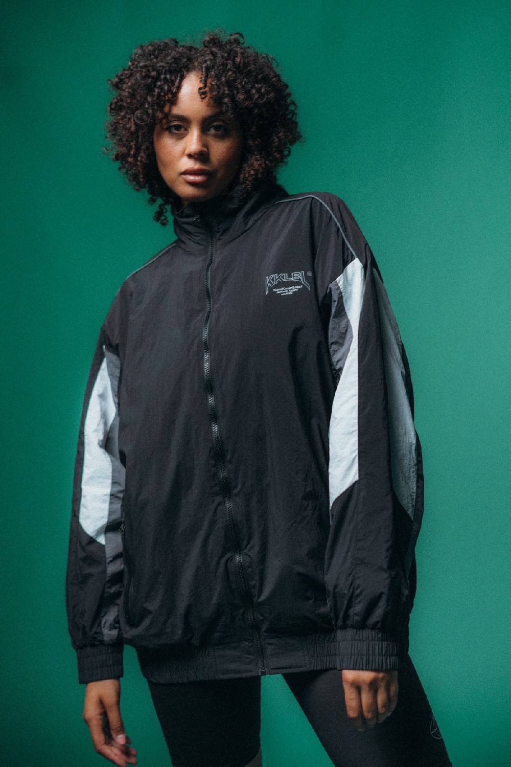 Karo Kauer Track Jacket Black Fabrik Onlineshop