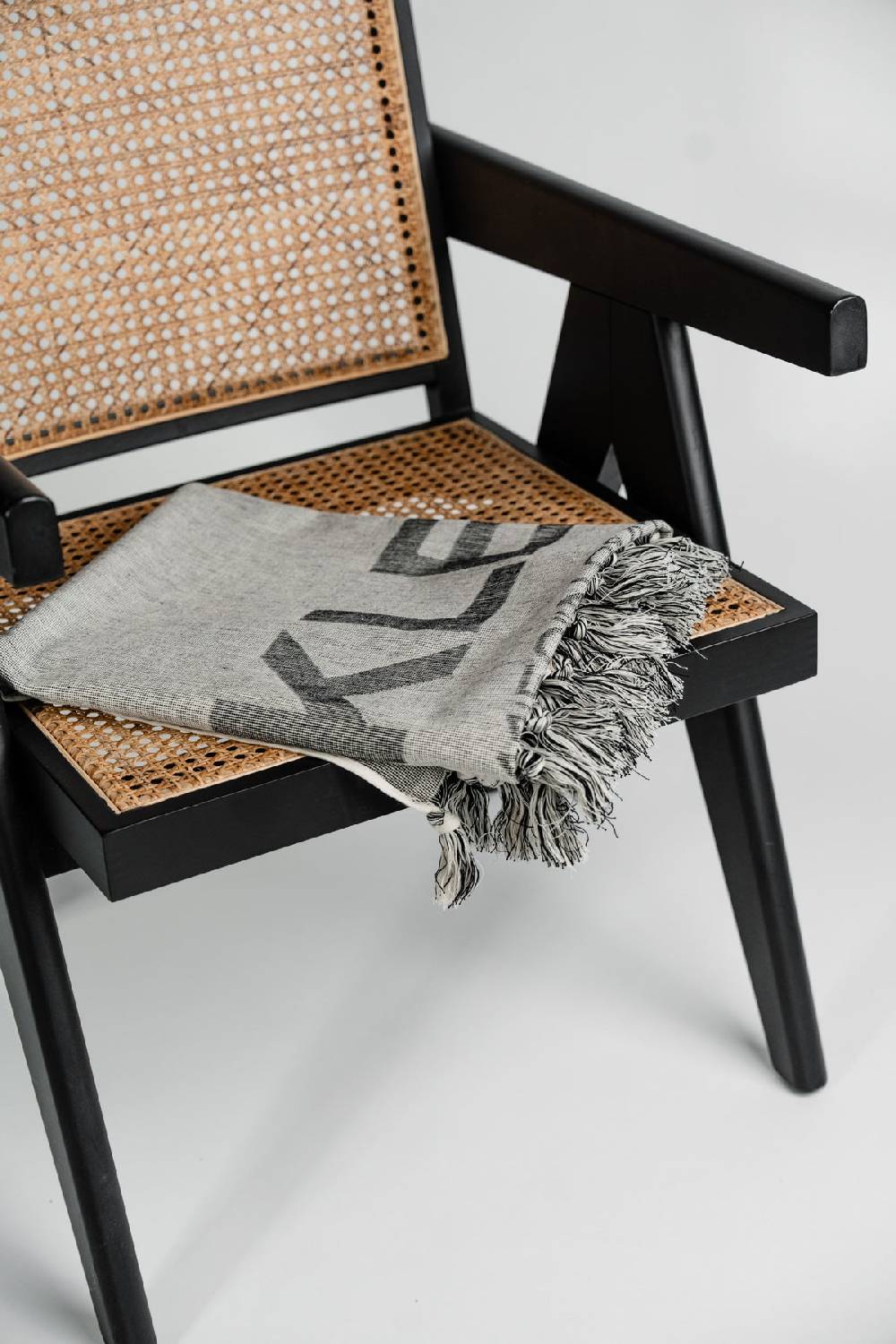 Karo Kauer Beach Towel Grey KKLBL Zeitlich begrenztes Angebot