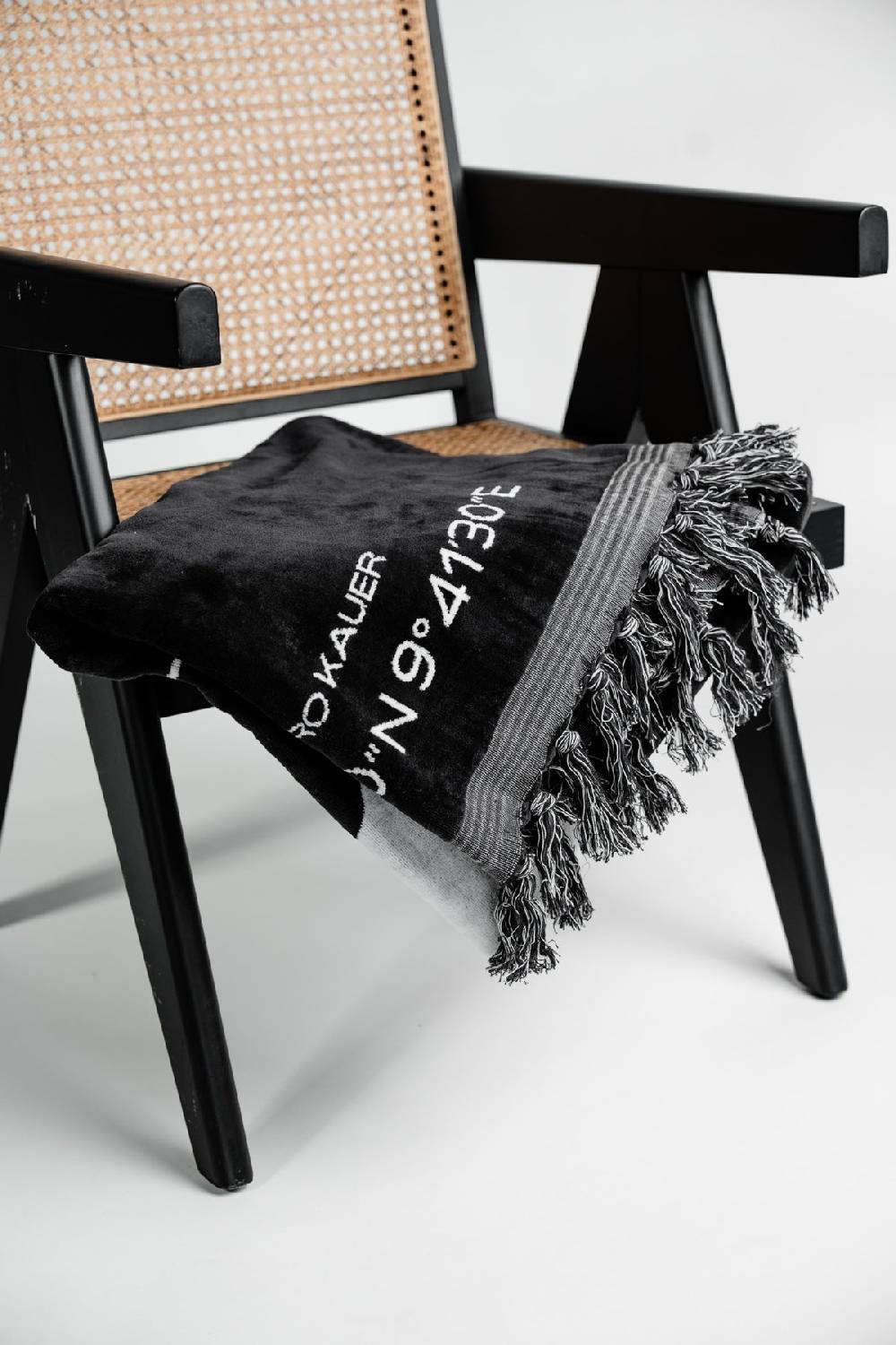 Karo Kauer Beach Towel Black Logo Exklusive Angebote