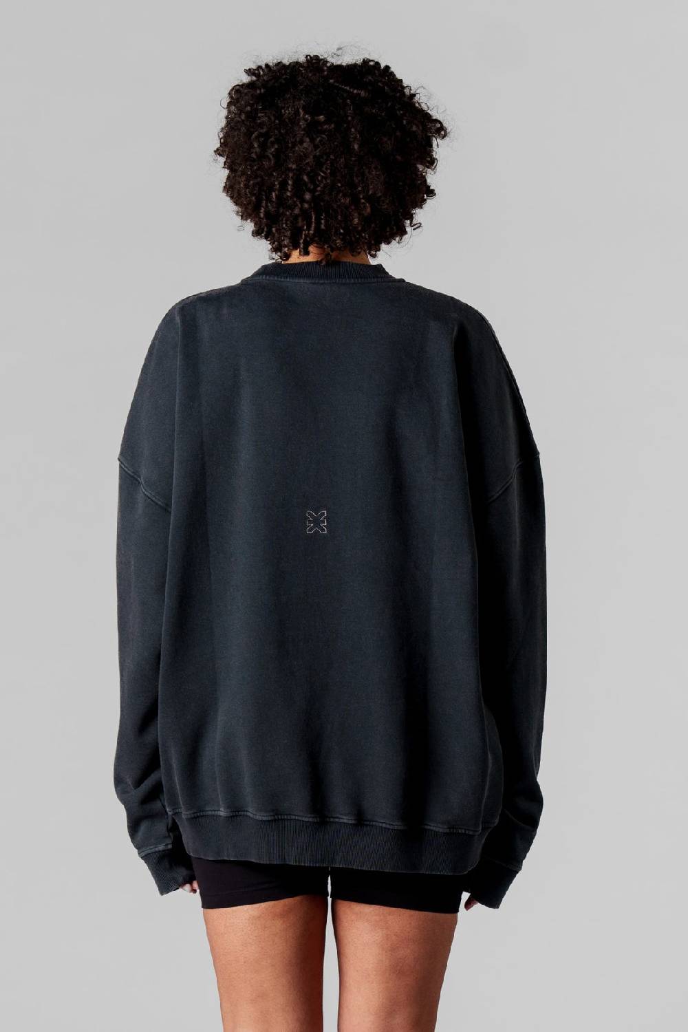 Karo Kauer Sweater Washed Grey Riesige Ersparnisse