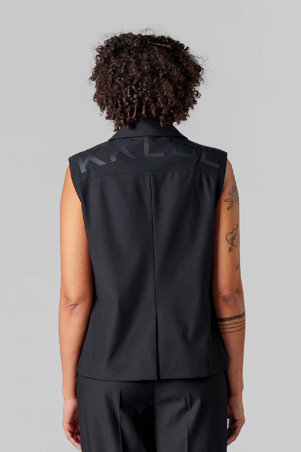 Karo Kauer Formal Vest Black VIP-Rabatte