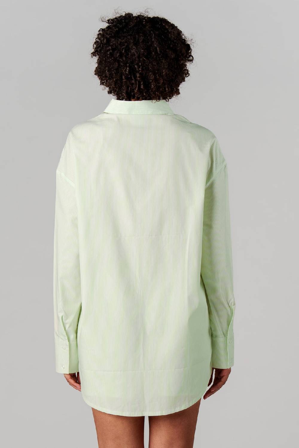 Karo Kauer Woven Blouse Striped Matcha Super Sparpreis