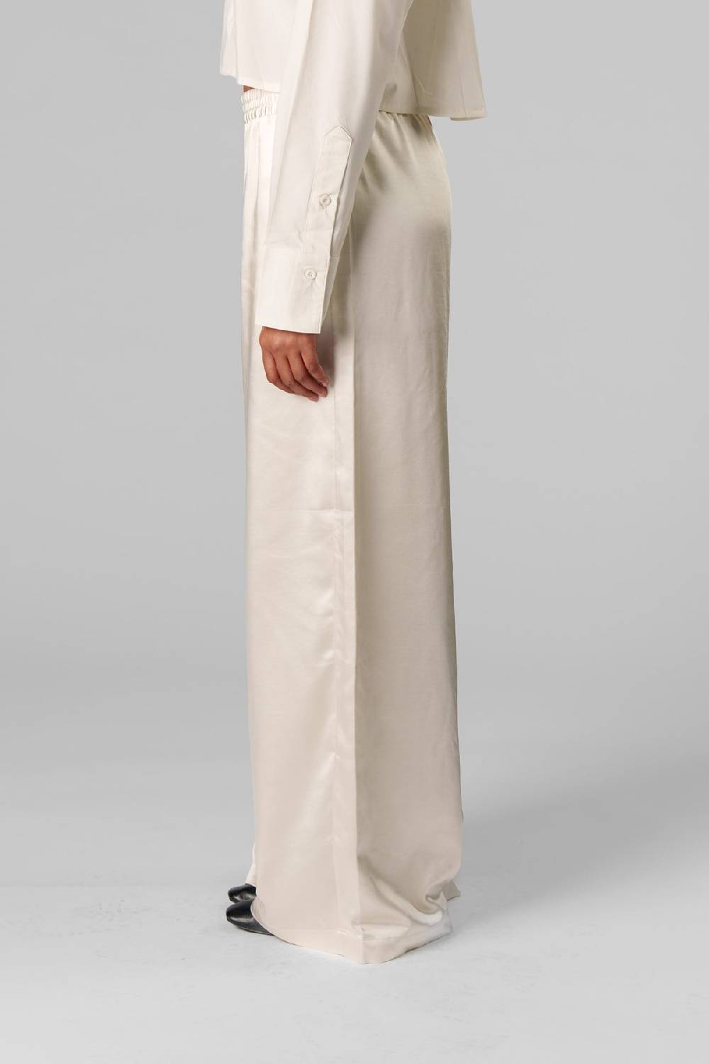 Karo Kauer Satin Pants Creme JETZT KAUFEN