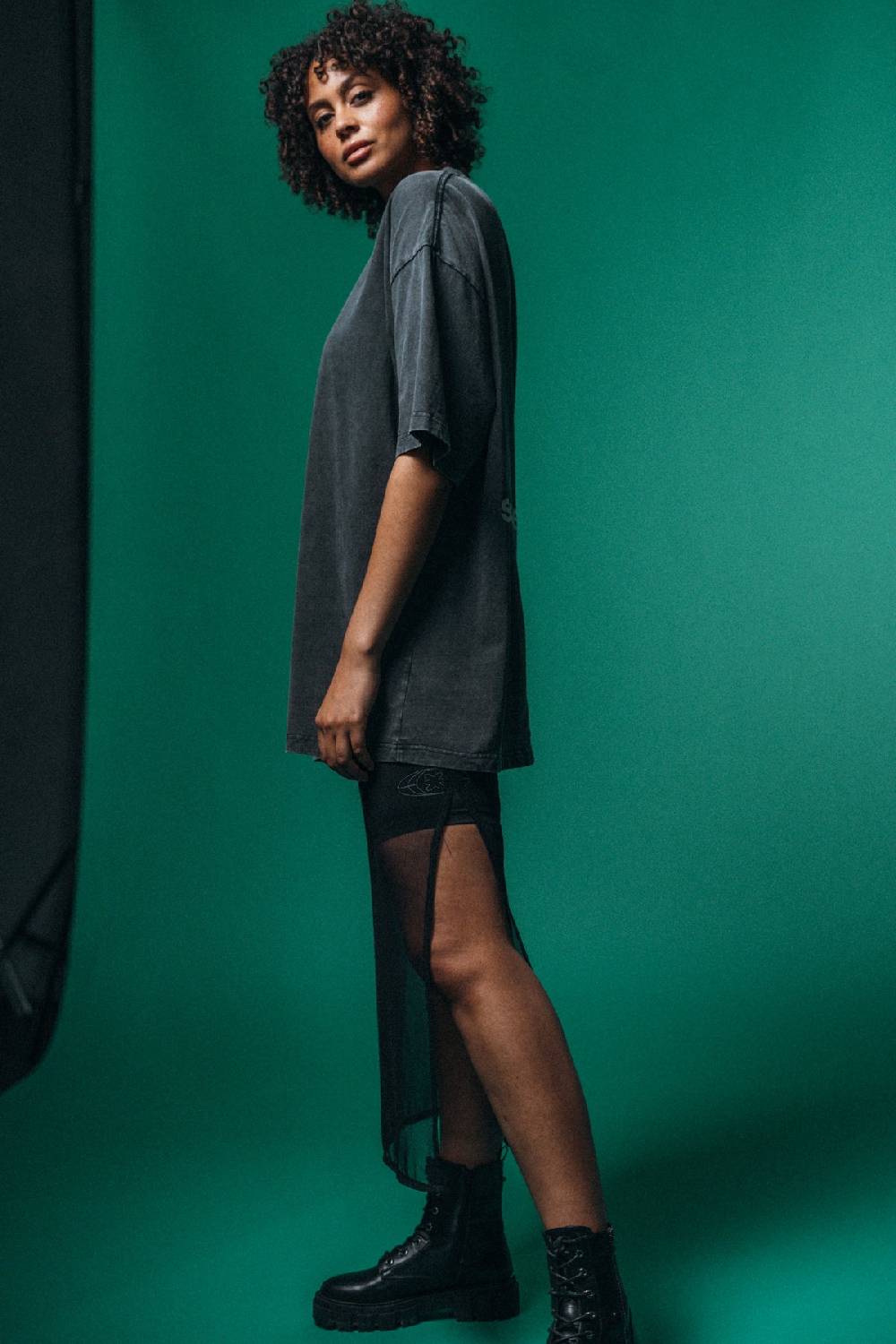 Karo Kauer PRE ORDER Mesh Skirt Black Bis zu 50% Rabatt