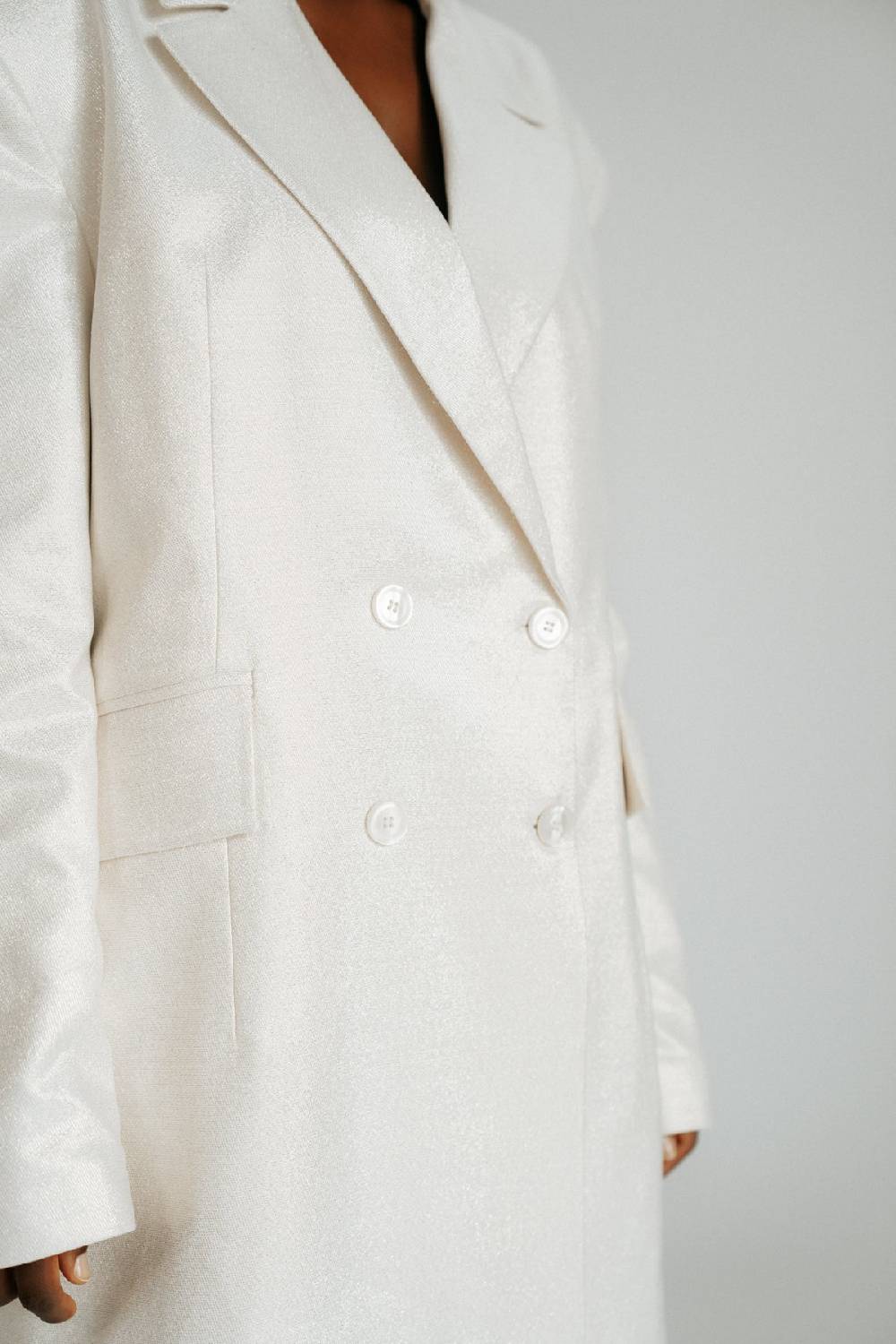 Karo Kauer Glam Blazer Dress Champagner Riesige Rabatte