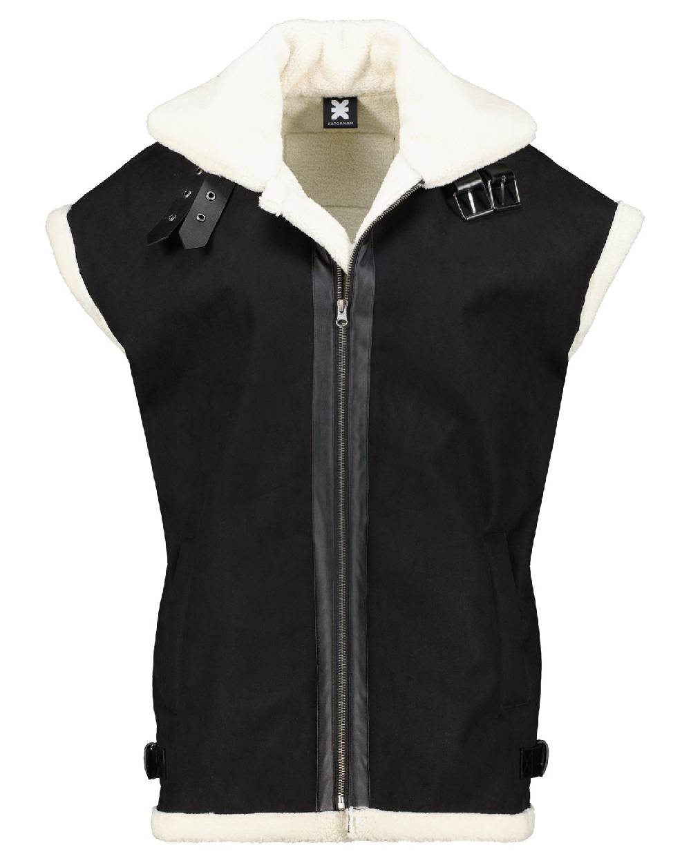 Karo Kauer Double Faced Vest Black Begrenzt auf 3 Tage