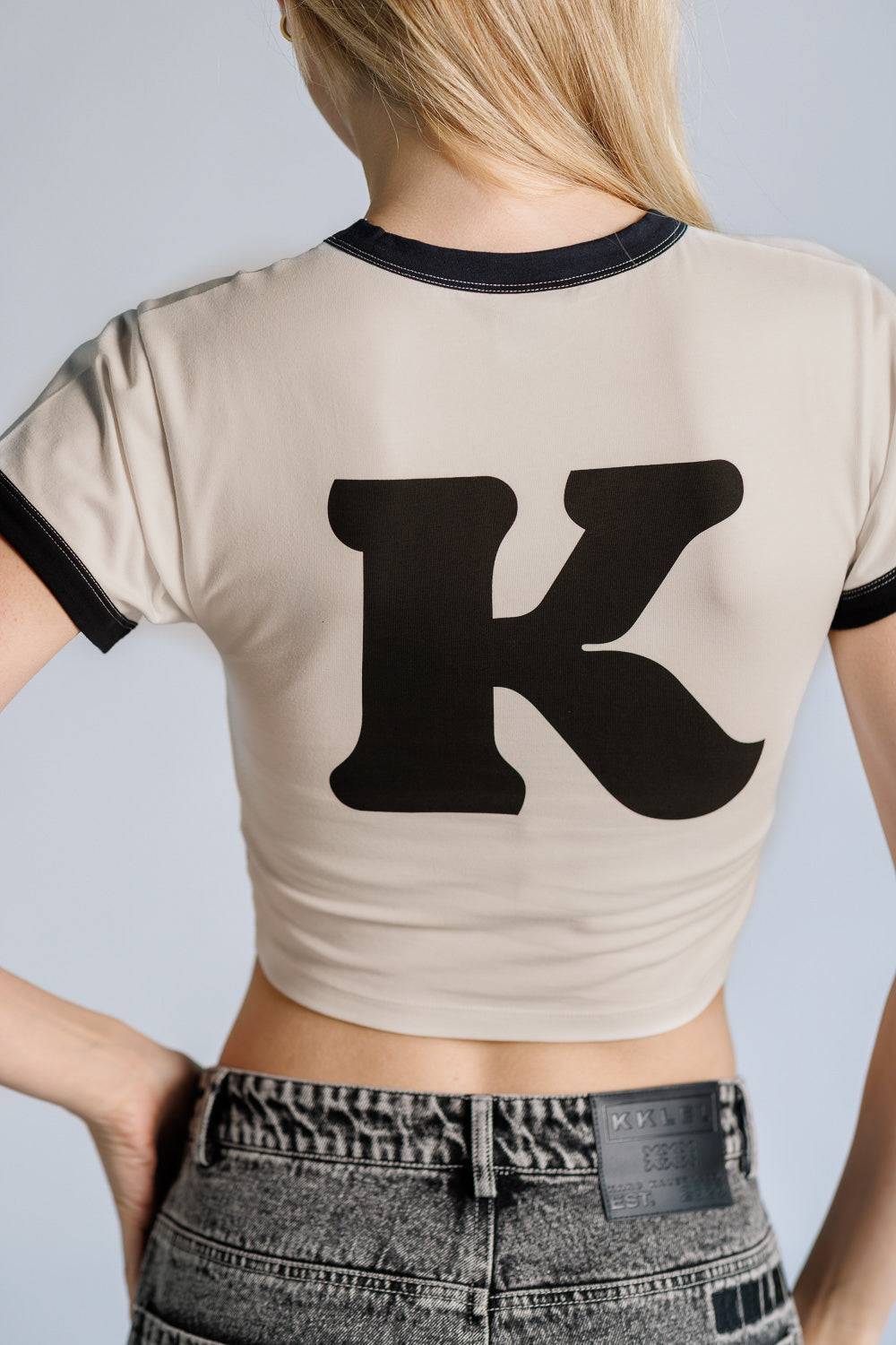 Karo Kauer Cropped Ringer Shirt 2025