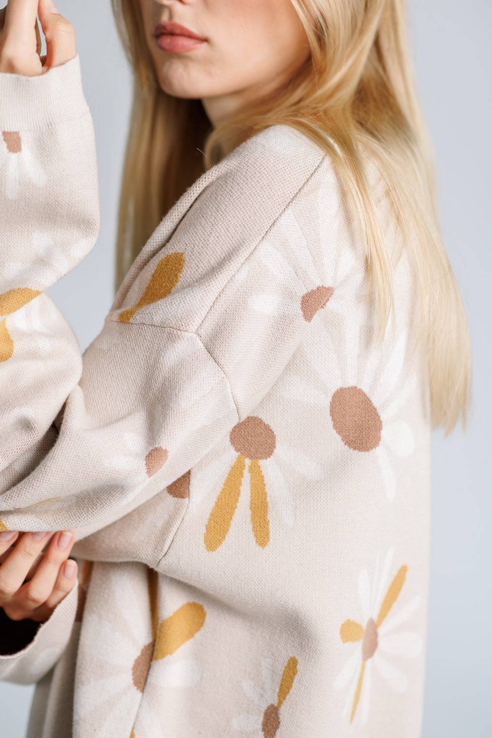 Karo Kauer Knit Flower Sweater Auslauf