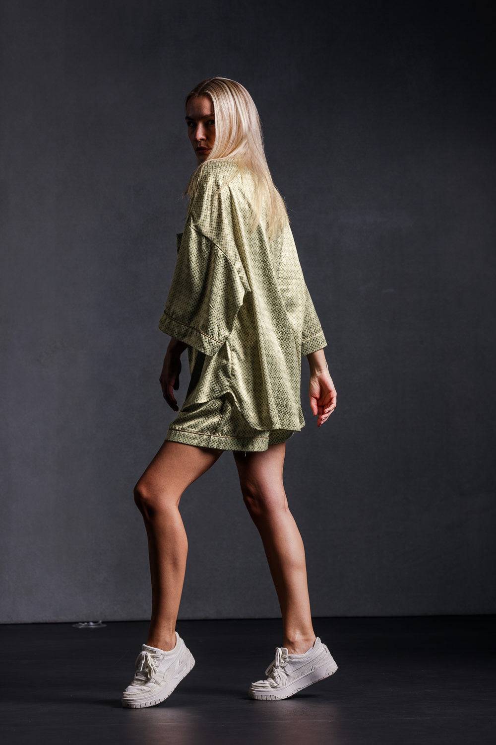 Karo Kauer Retro Shirt Khaki Hotsell
