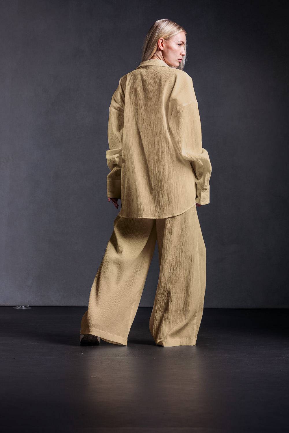 Karo Kauer Woven Blouse Khaki Meist gekauft