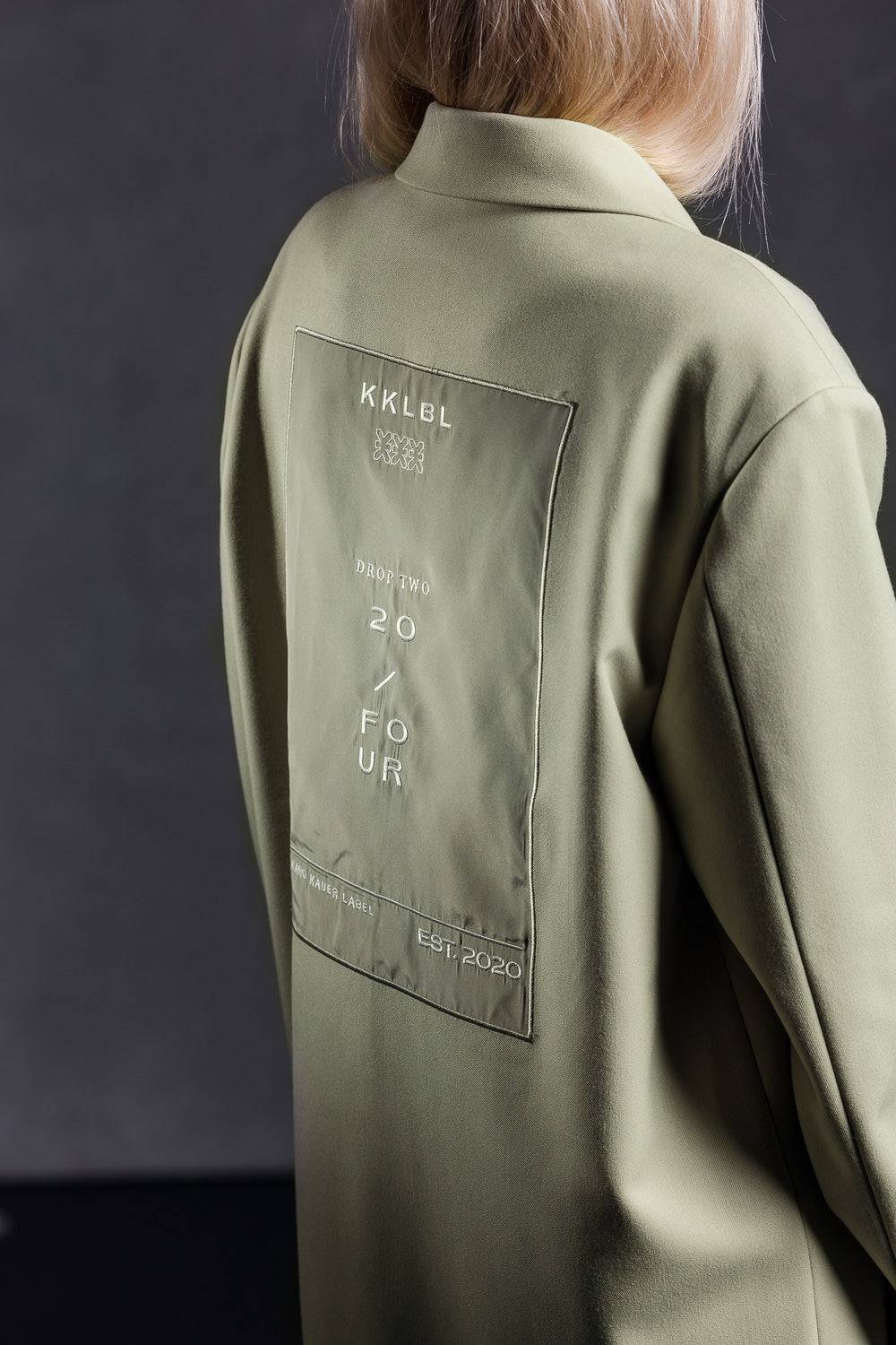 Karo Kauer Blazer Faded Green Kostenloser Versand