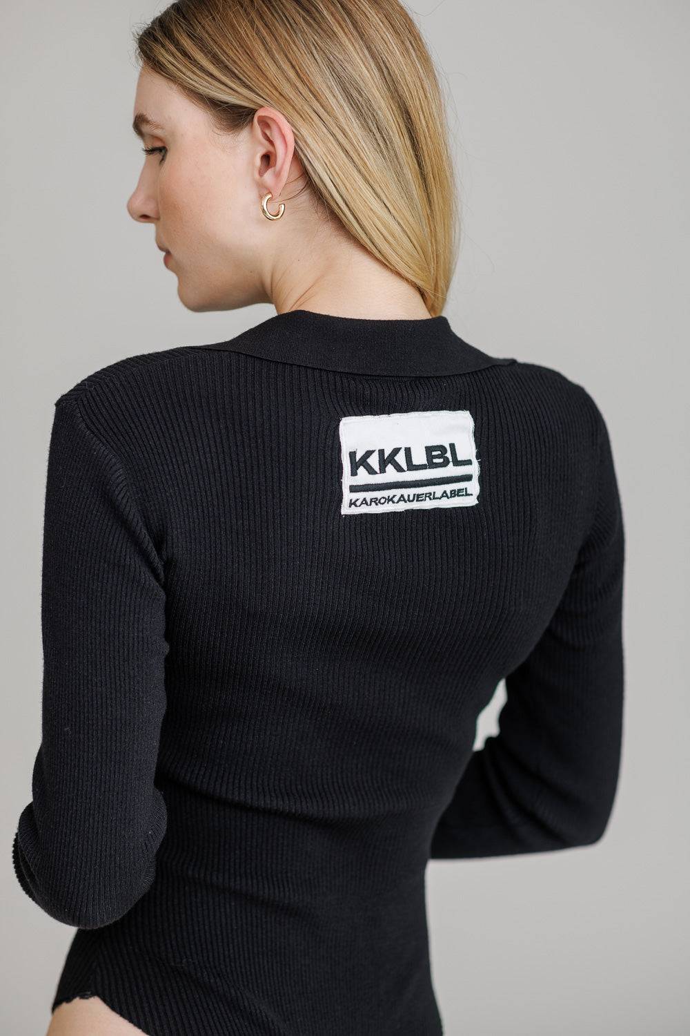 Karo Kauer Knit Body Black Saisonschlussverkauf