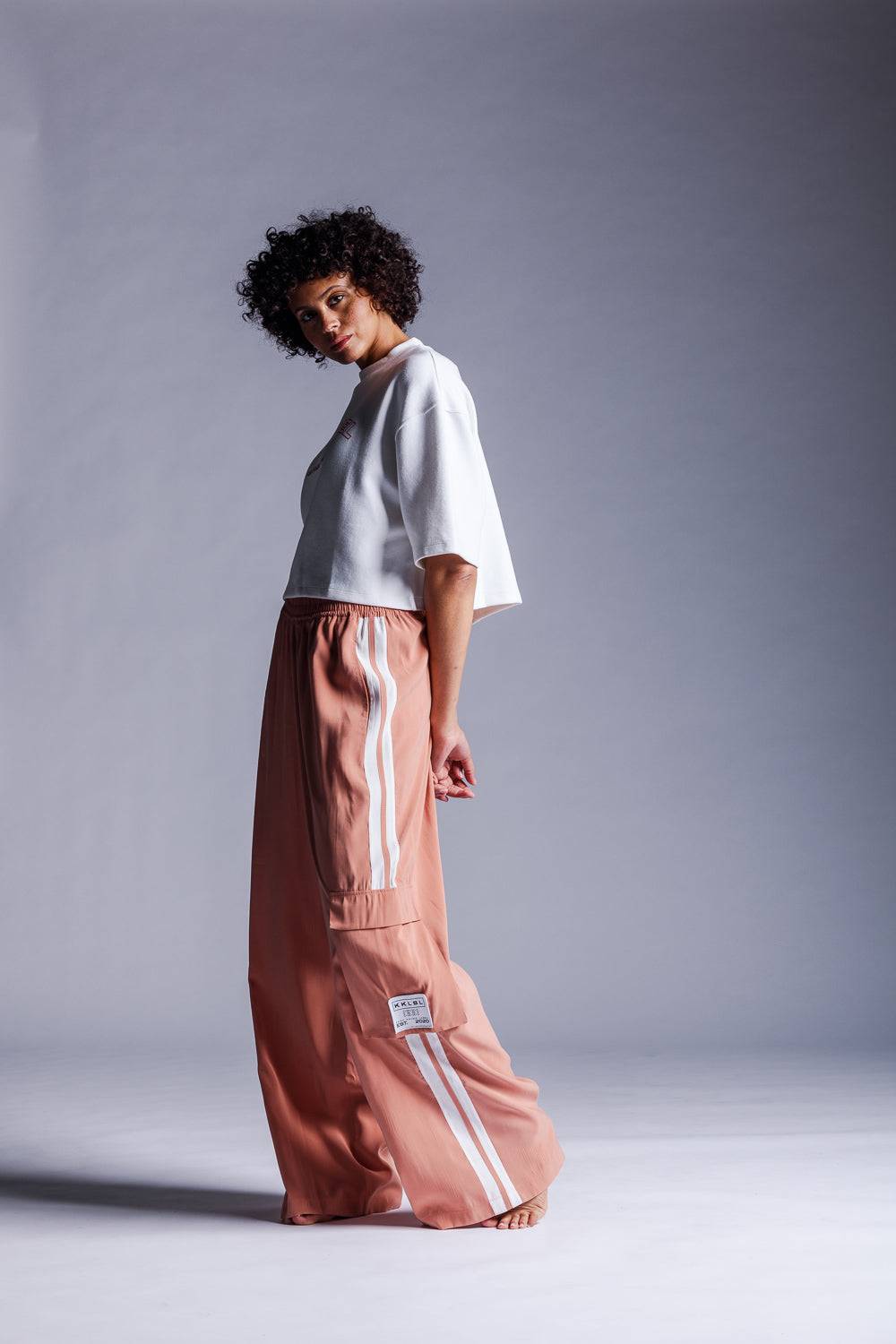 Karo Kauer Wide Leg Pants Rosewood Online Outlet