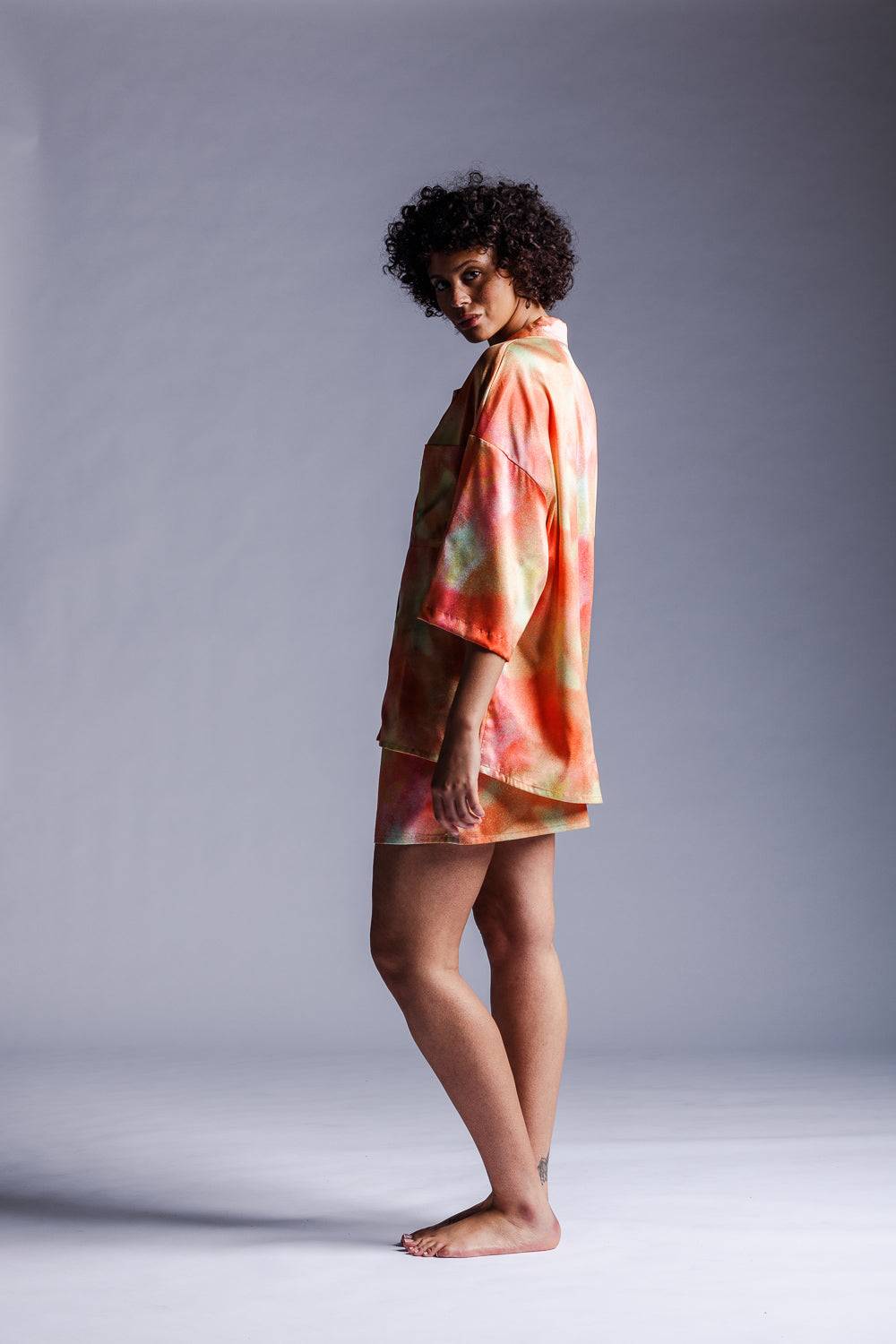 Karo Kauer Woven Shorts Aquarelle Zeitlich begrenztes Angebot