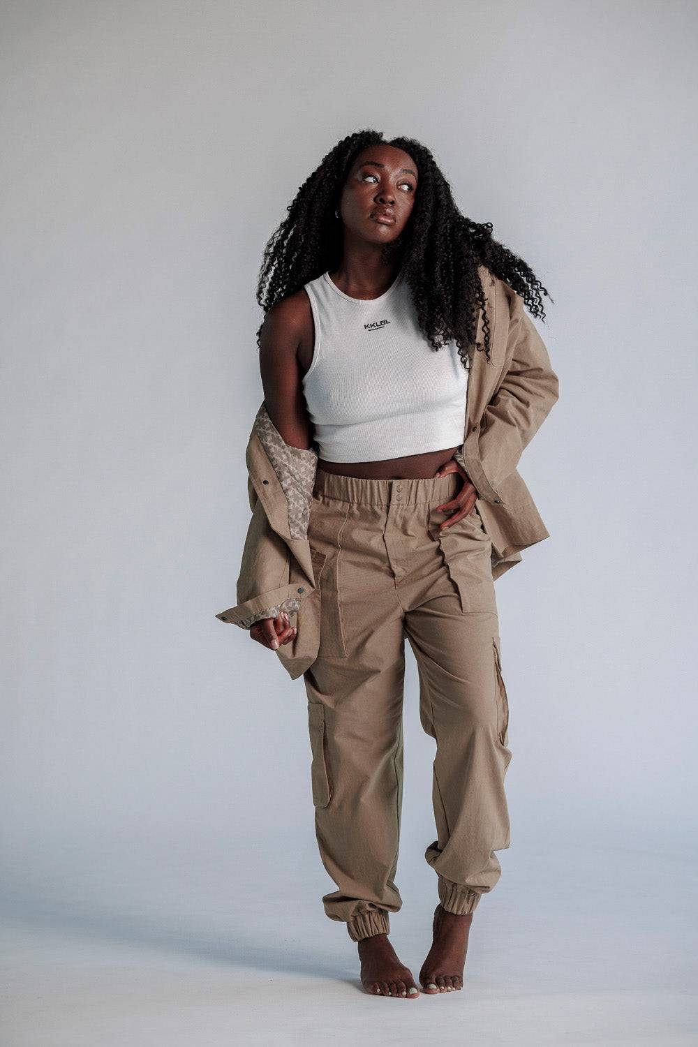 Karo Kauer Cargo Pants Mocca Saisonale Angebote