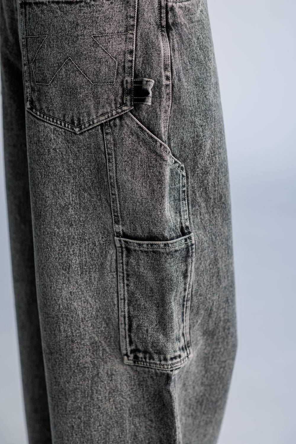 Karo Kauer Denim Pants Black Tägliche Deals