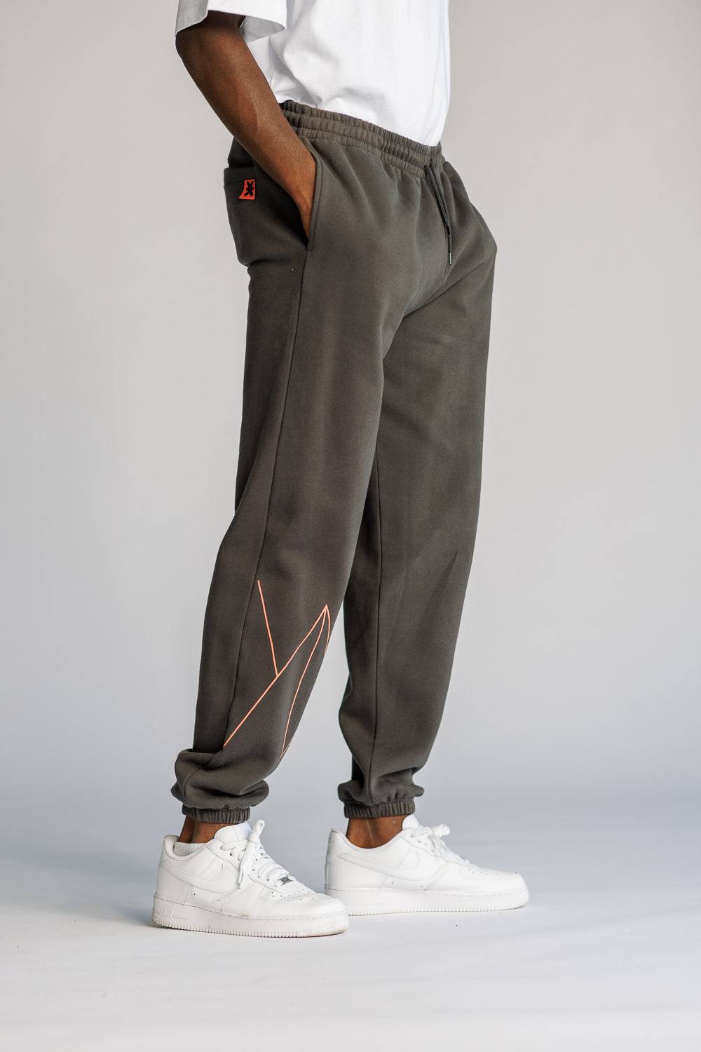 Karo Kauer Jogger Pants Graphit Tiefpreis