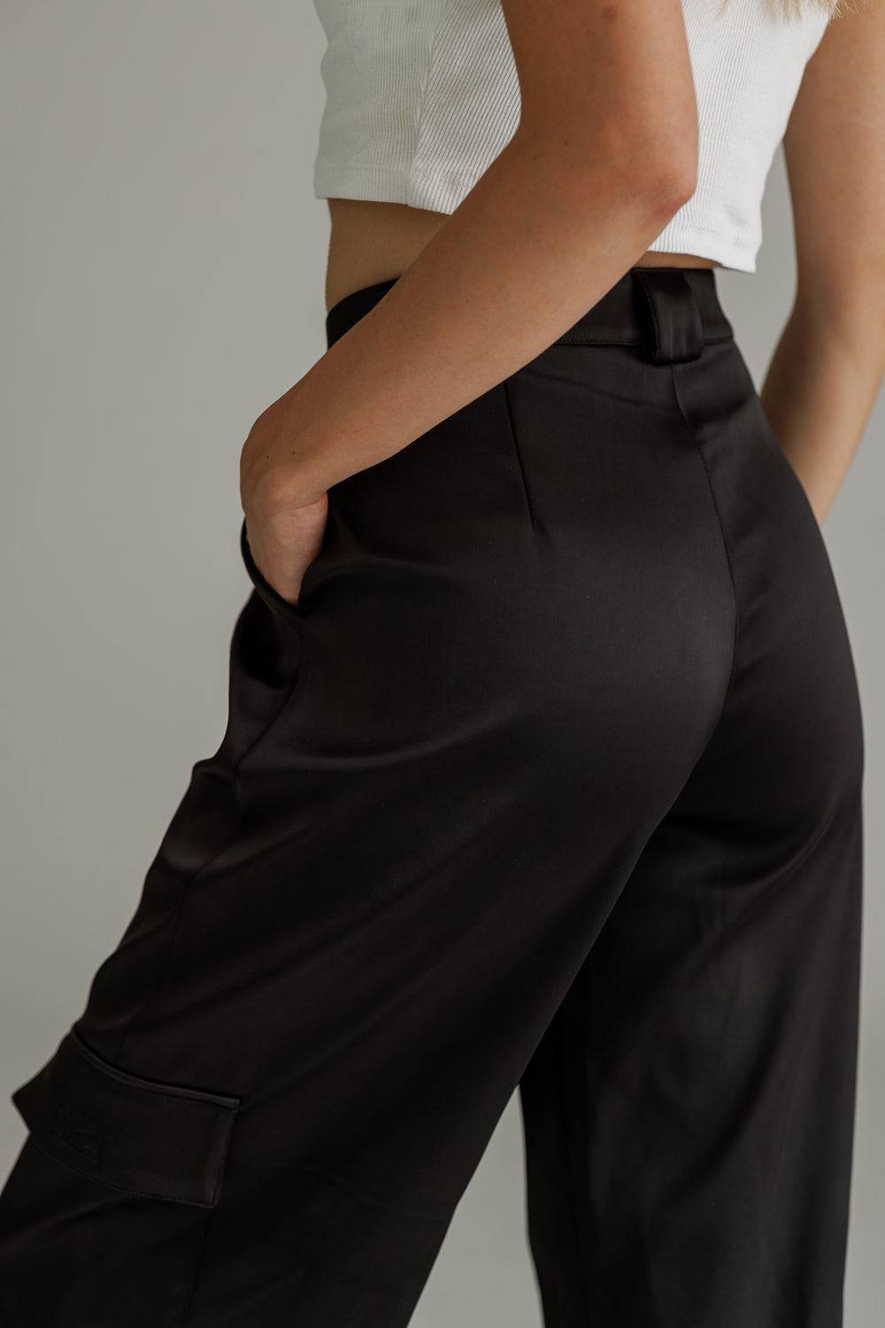 Karo Kauer Satin Pants Black Super Sparpreis