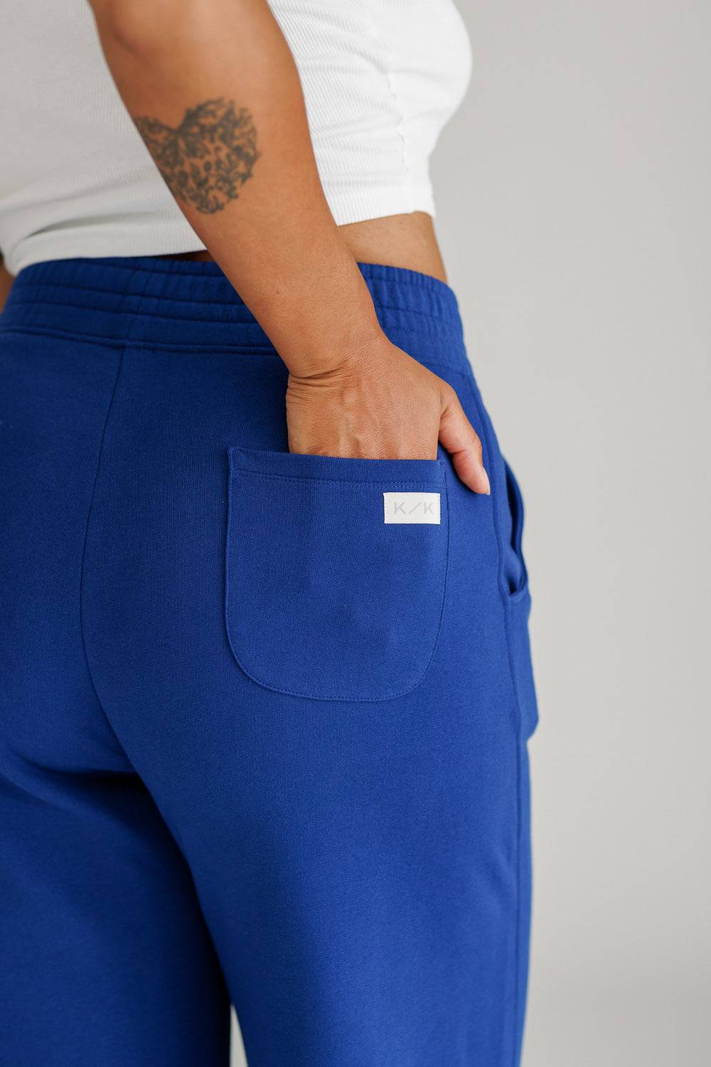 Karo Kauer Wide Leg Pants Dark Blue Wochenangebot