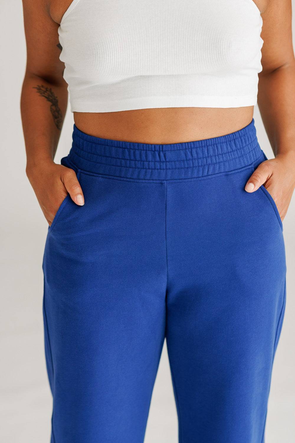 Karo Kauer Wide Leg Pants Dark Blue Wochenangebot