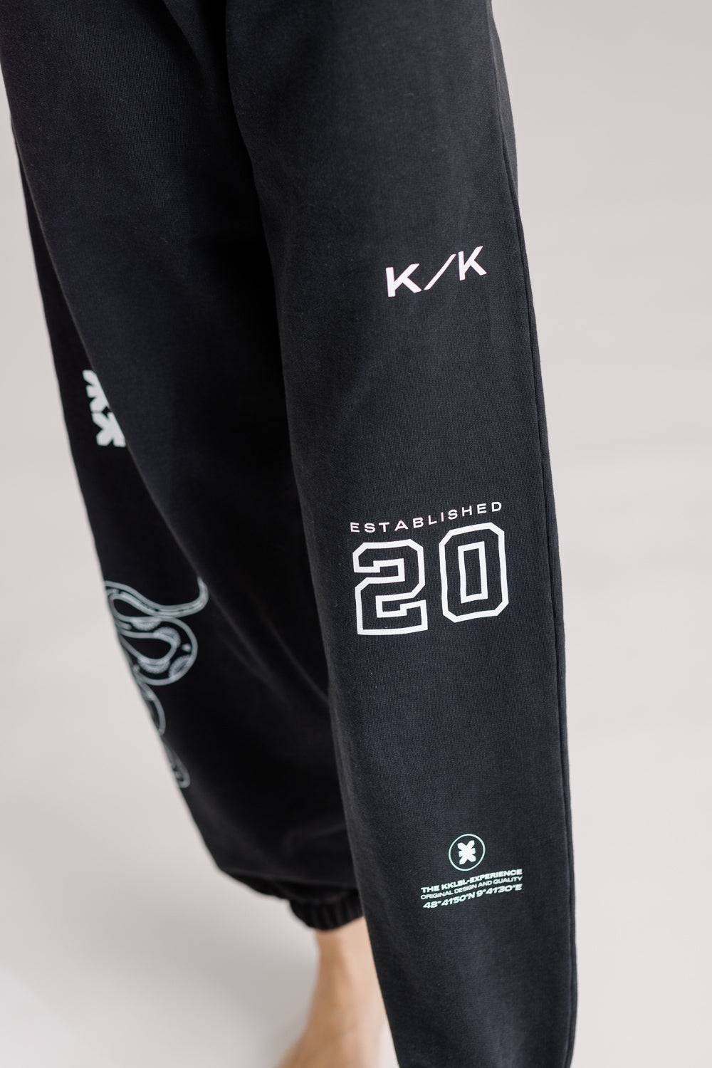 Karo Kauer Joggerpants Faded Black Neueste Stile