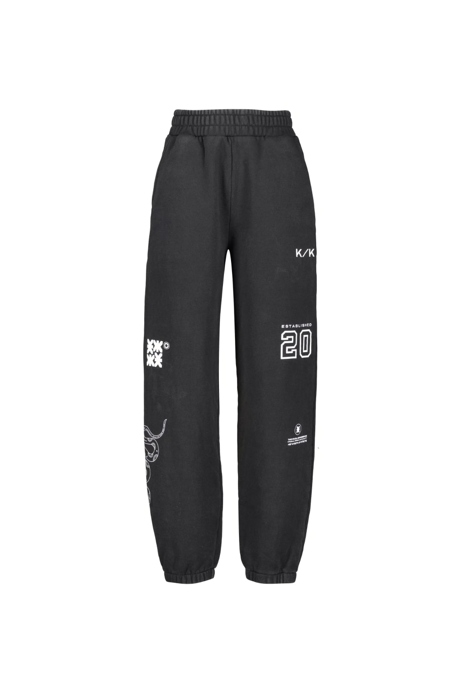 Karo Kauer Joggerpants Faded Black Neueste Stile