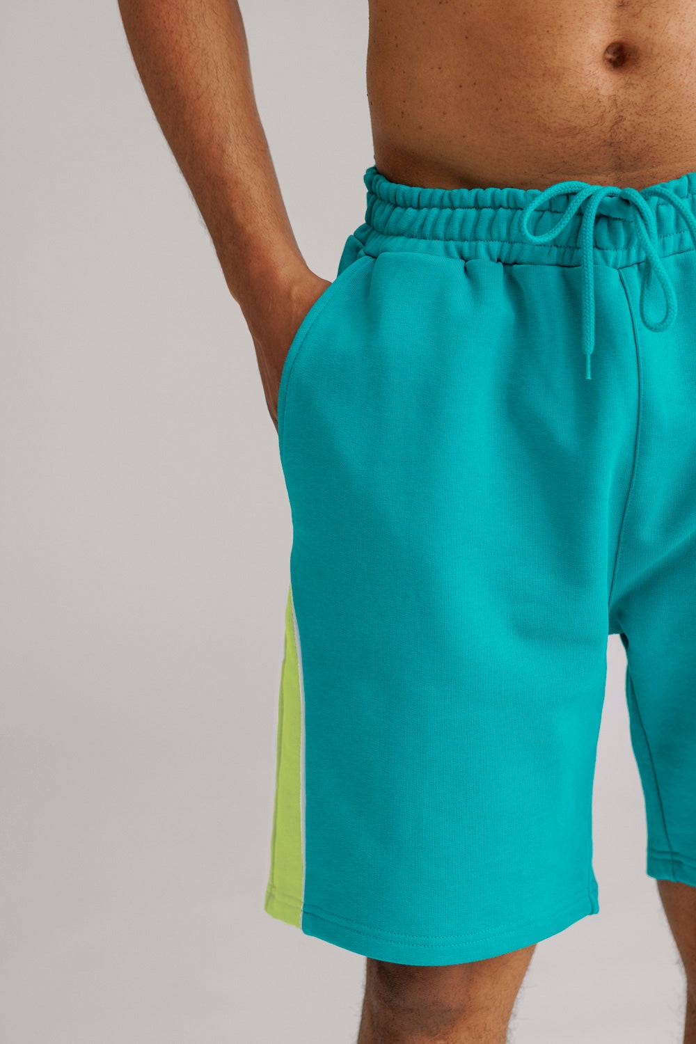 Karo Kauer Sweat Shorts Tile Blue Letzte 2 Tage