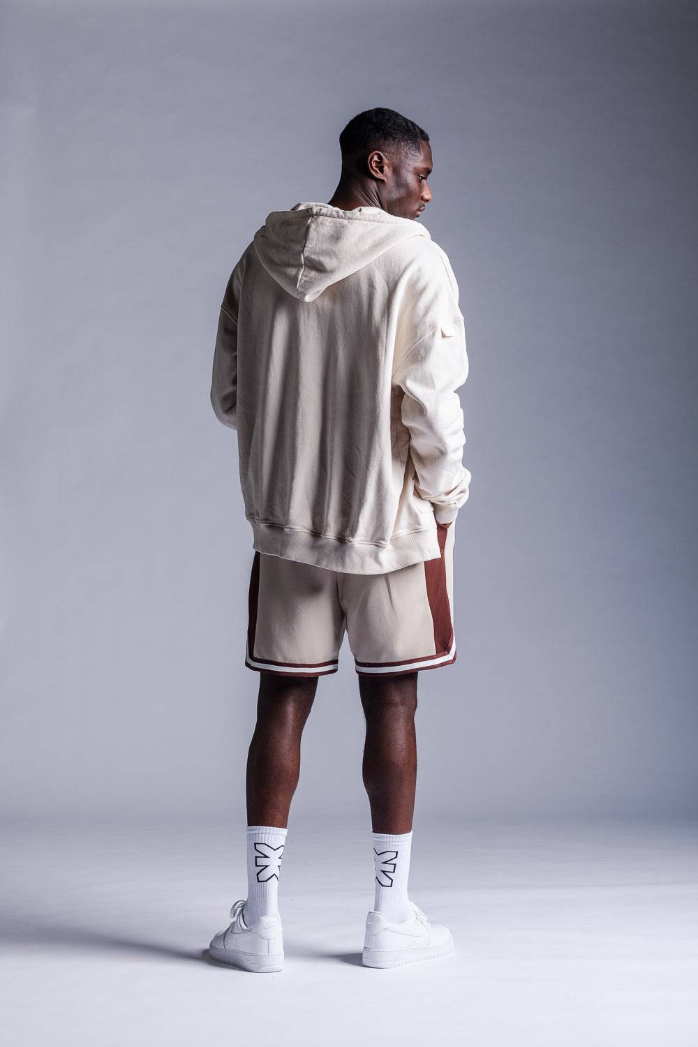 Karo Kauer Zipped Hoodie Beige Discount Store für neue Produkte