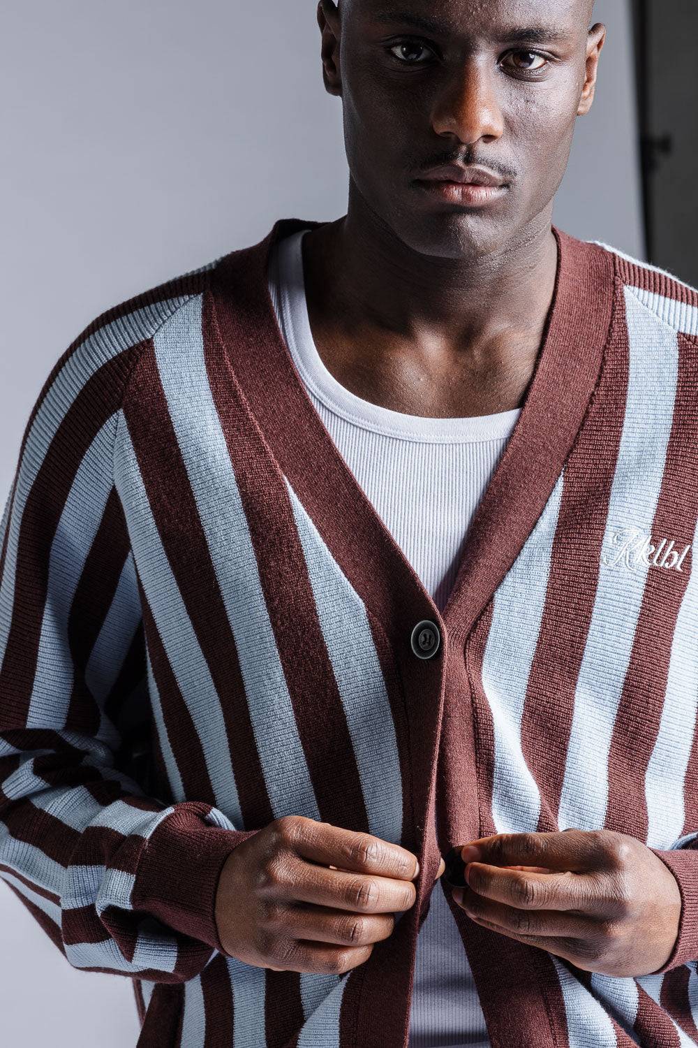 Karo Kauer Knit Cardigan Stripes Super Rabatt
