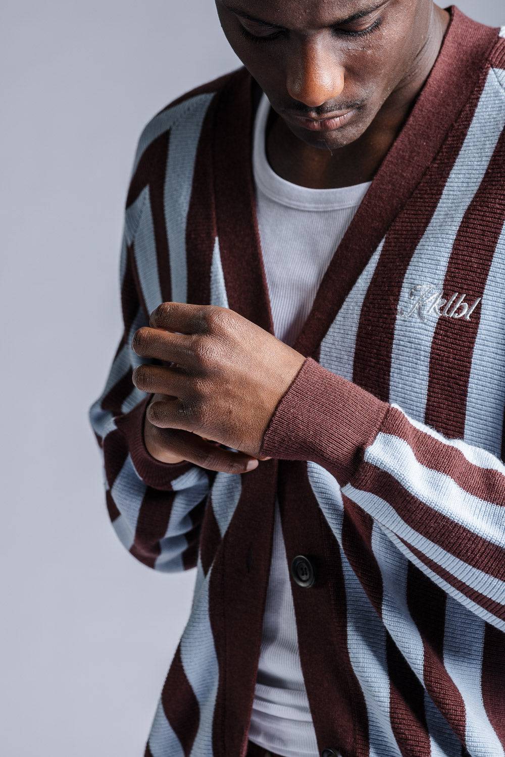 Karo Kauer Knit Cardigan Stripes Super Rabatt