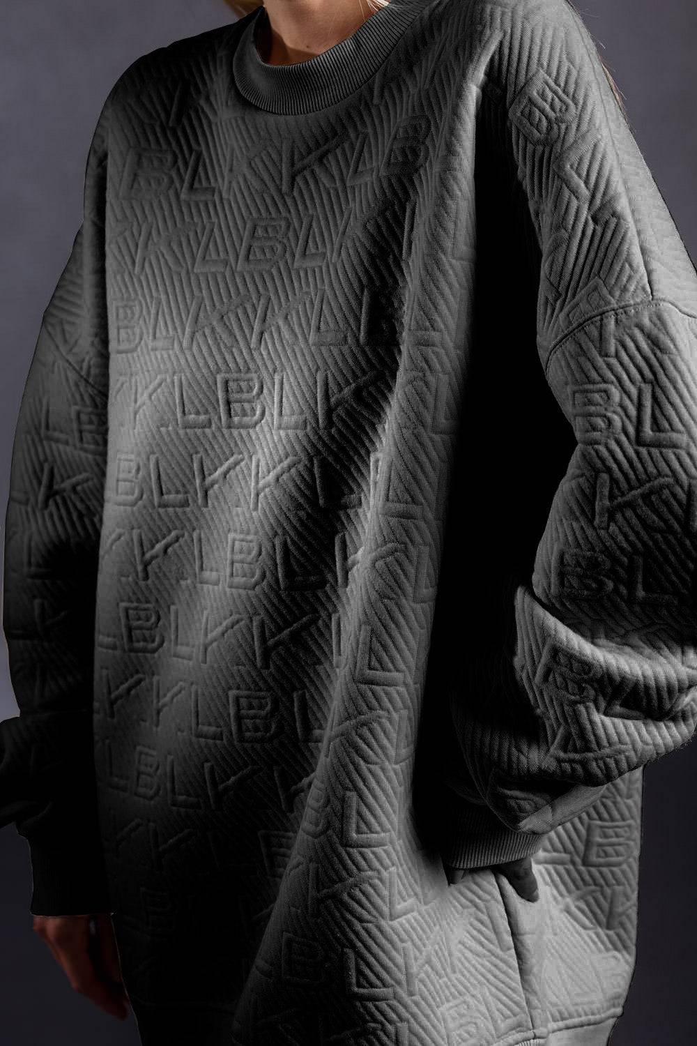 Karo Kauer Sweater KKLBL Charcoal Riesige Rabatte