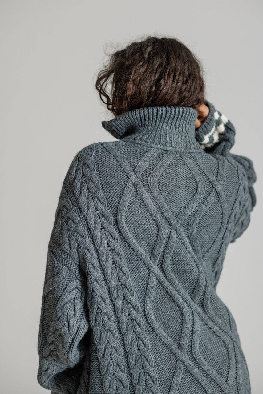 Karo Kauer Knit Zipped Sweater Grey Kostenloser Versand international
