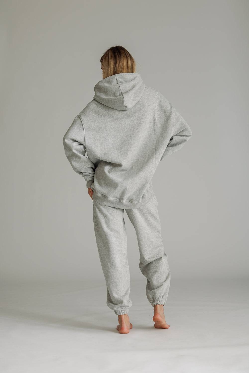 Karo Kauer Hoodie Grey Melange Fabrikladen