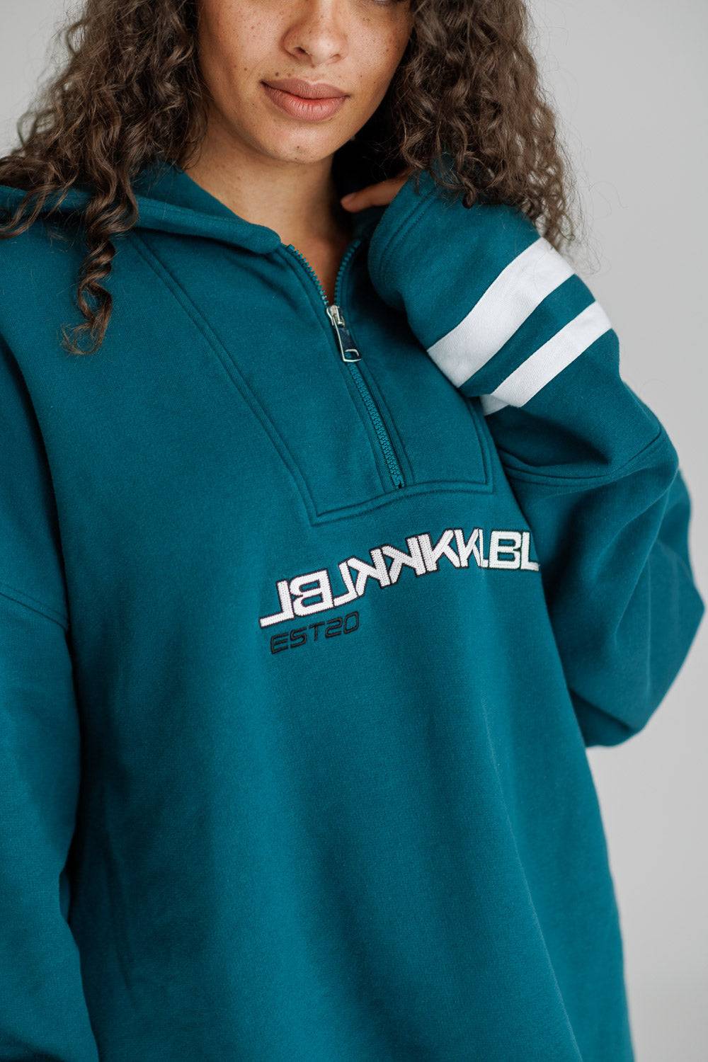 Karo Kauer Zipped Sweater Green Begrenzt auf 3 Tage