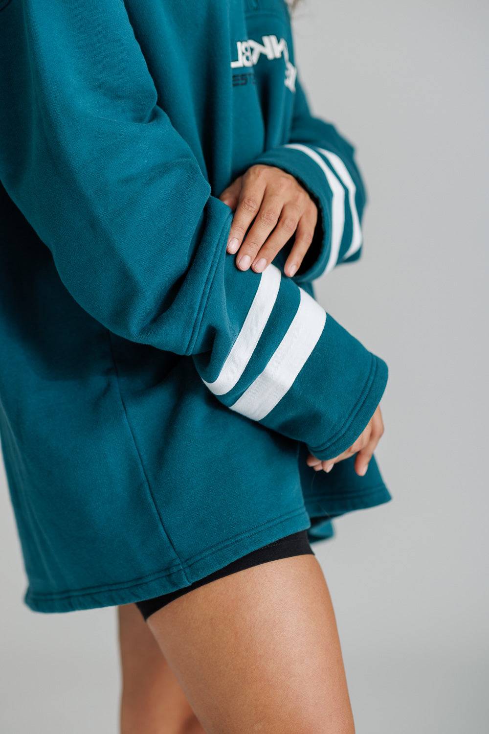 Karo Kauer Zipped Sweater Green Begrenzt auf 3 Tage