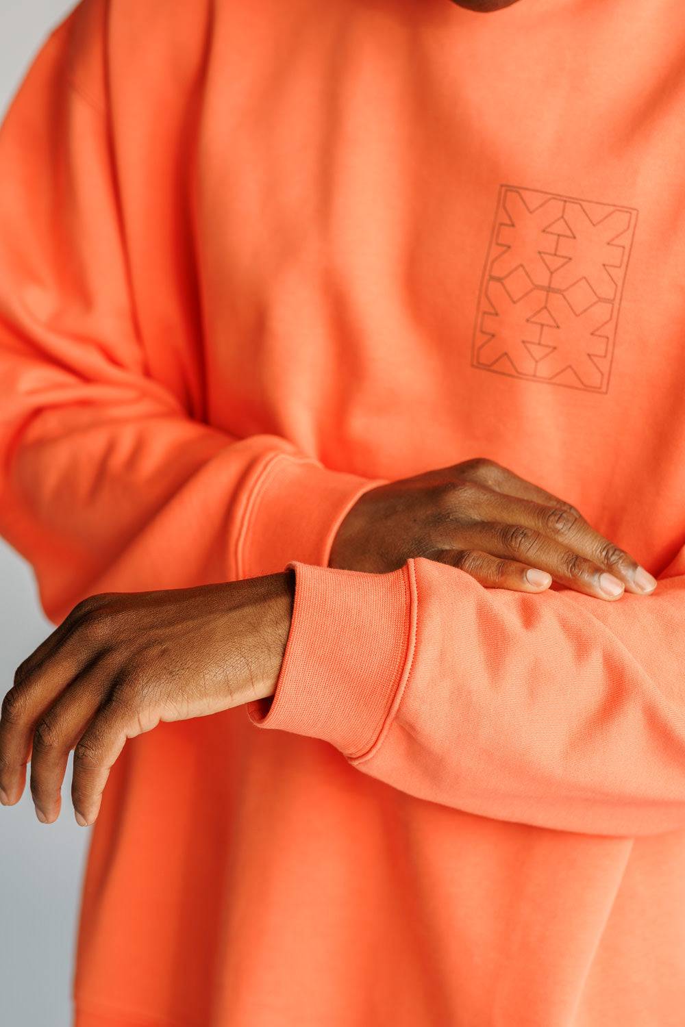 Karo Kauer Sweater Coral Speichern exportieren