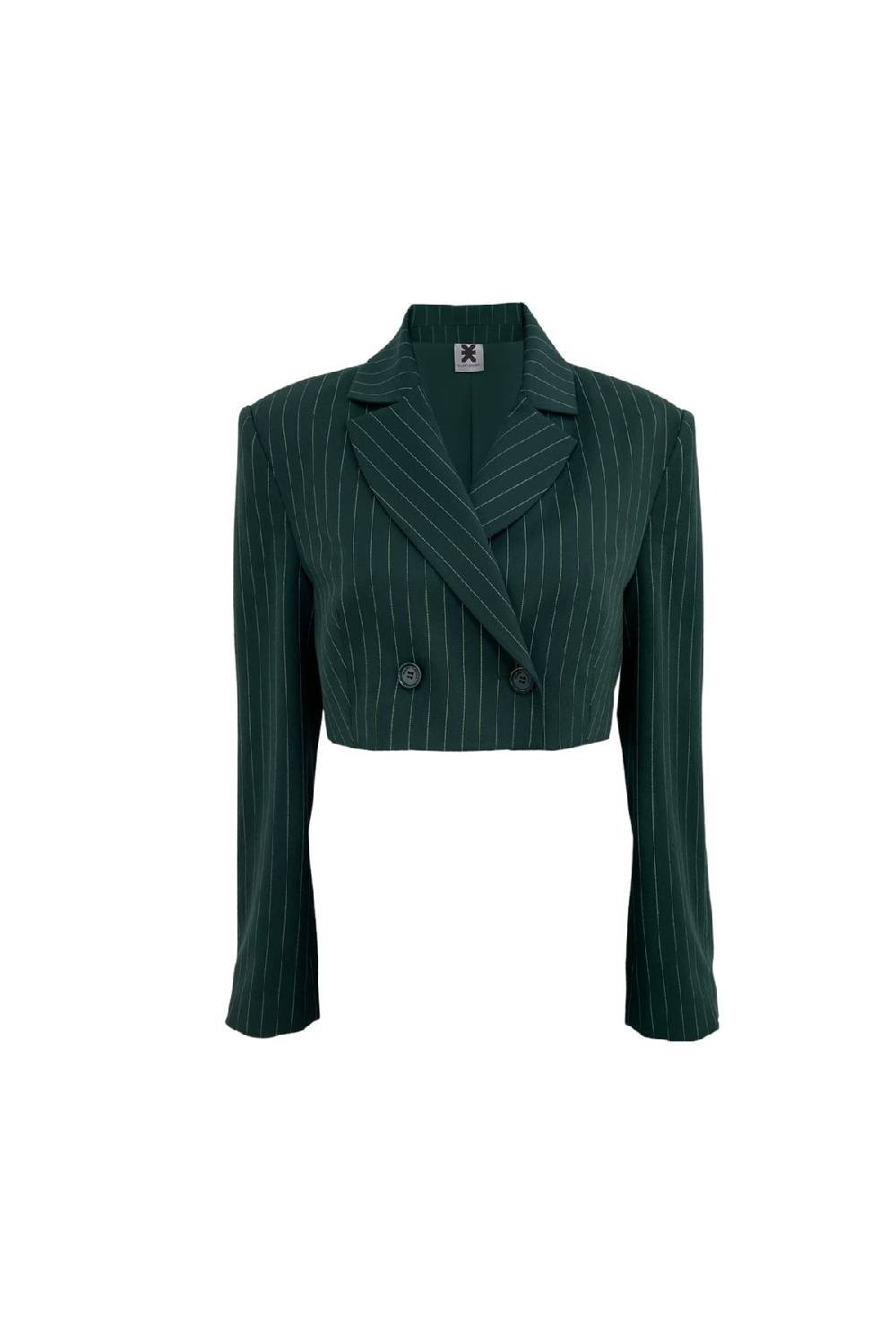 Karo Kauer Blazer Short Sapphire Green 2025