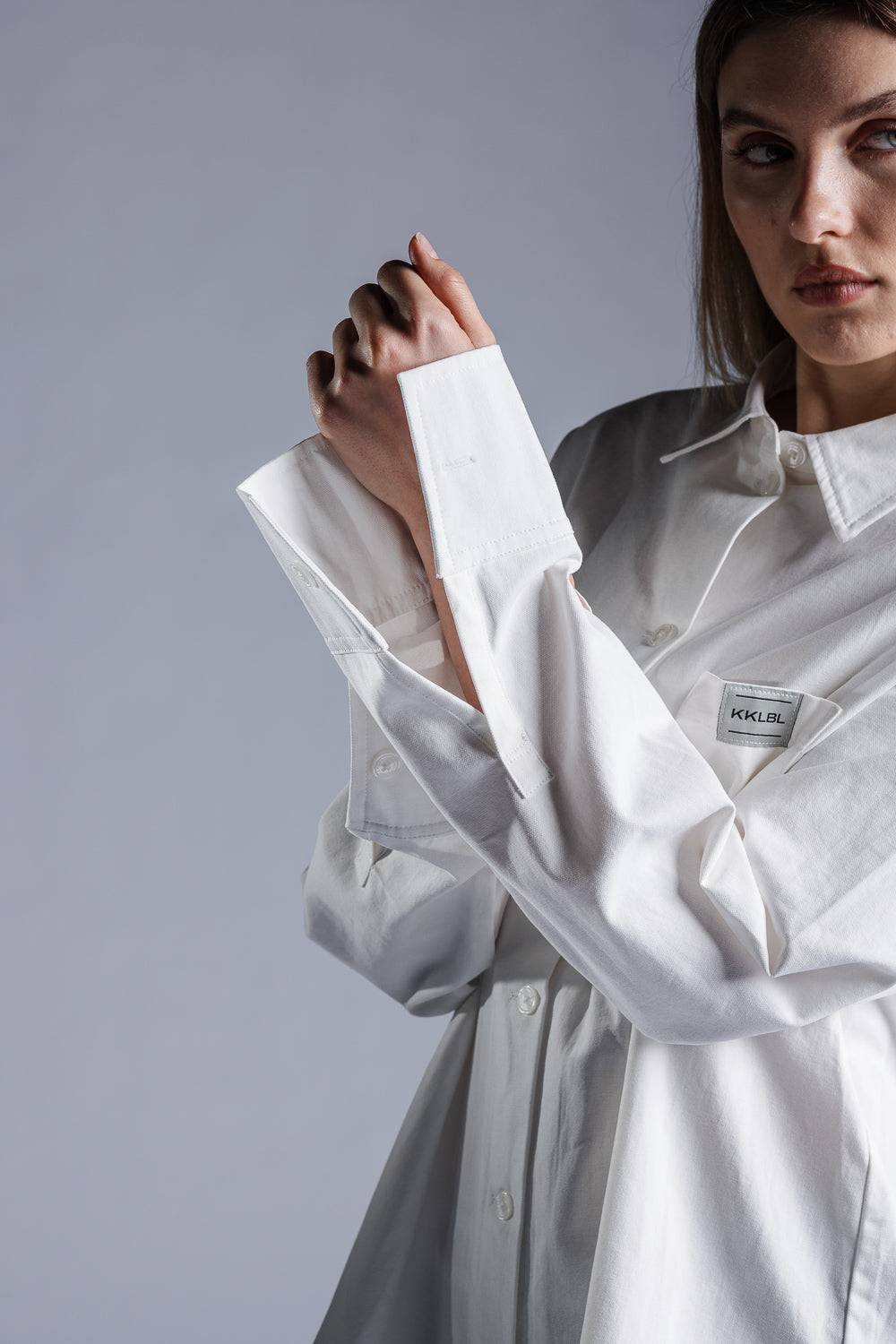 Karo Kauer Woven Blouse White Verkauf