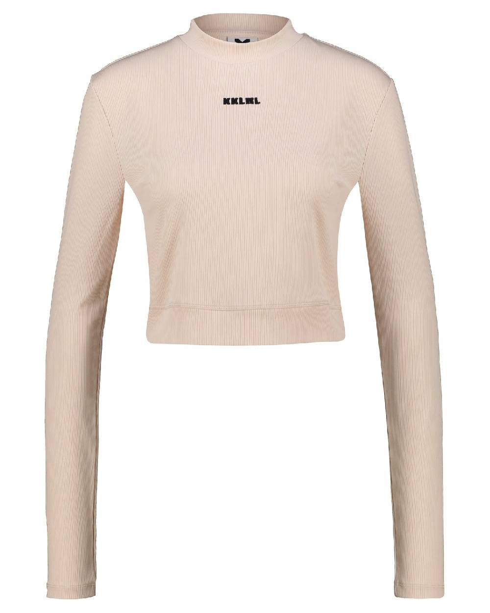 Karo Kauer Cropped Shirt White Pearl im Angebot