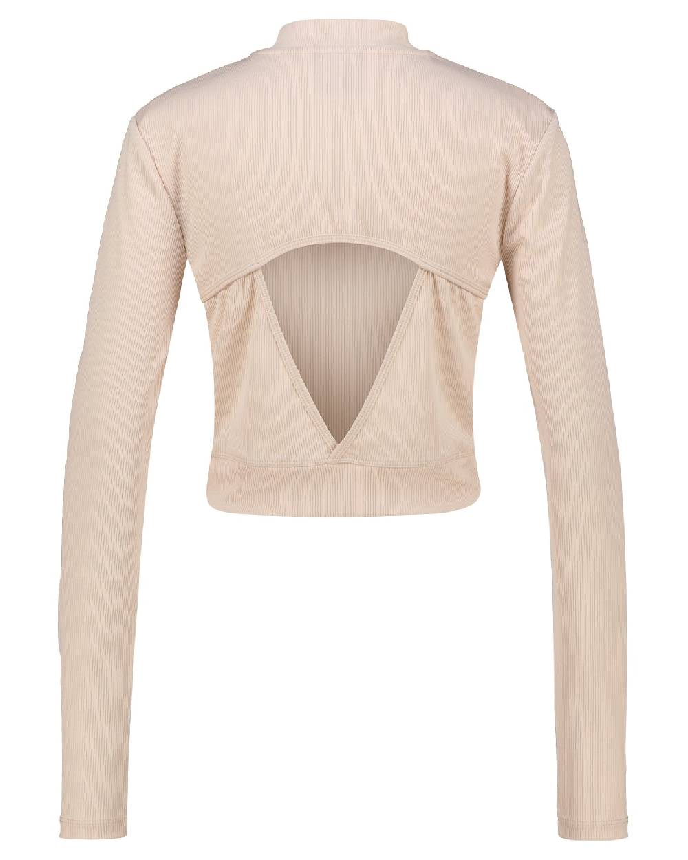 Karo Kauer Cropped Shirt White Pearl im Angebot