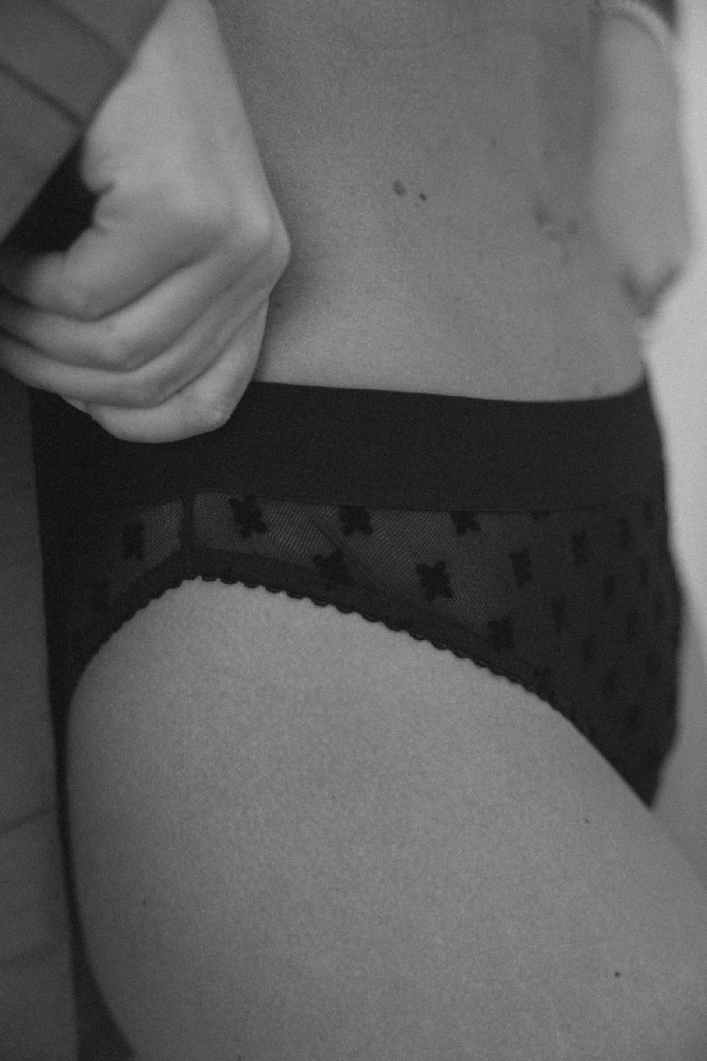 Karo Kauer Mesh Panty Black Limitierter Zeitrabatt