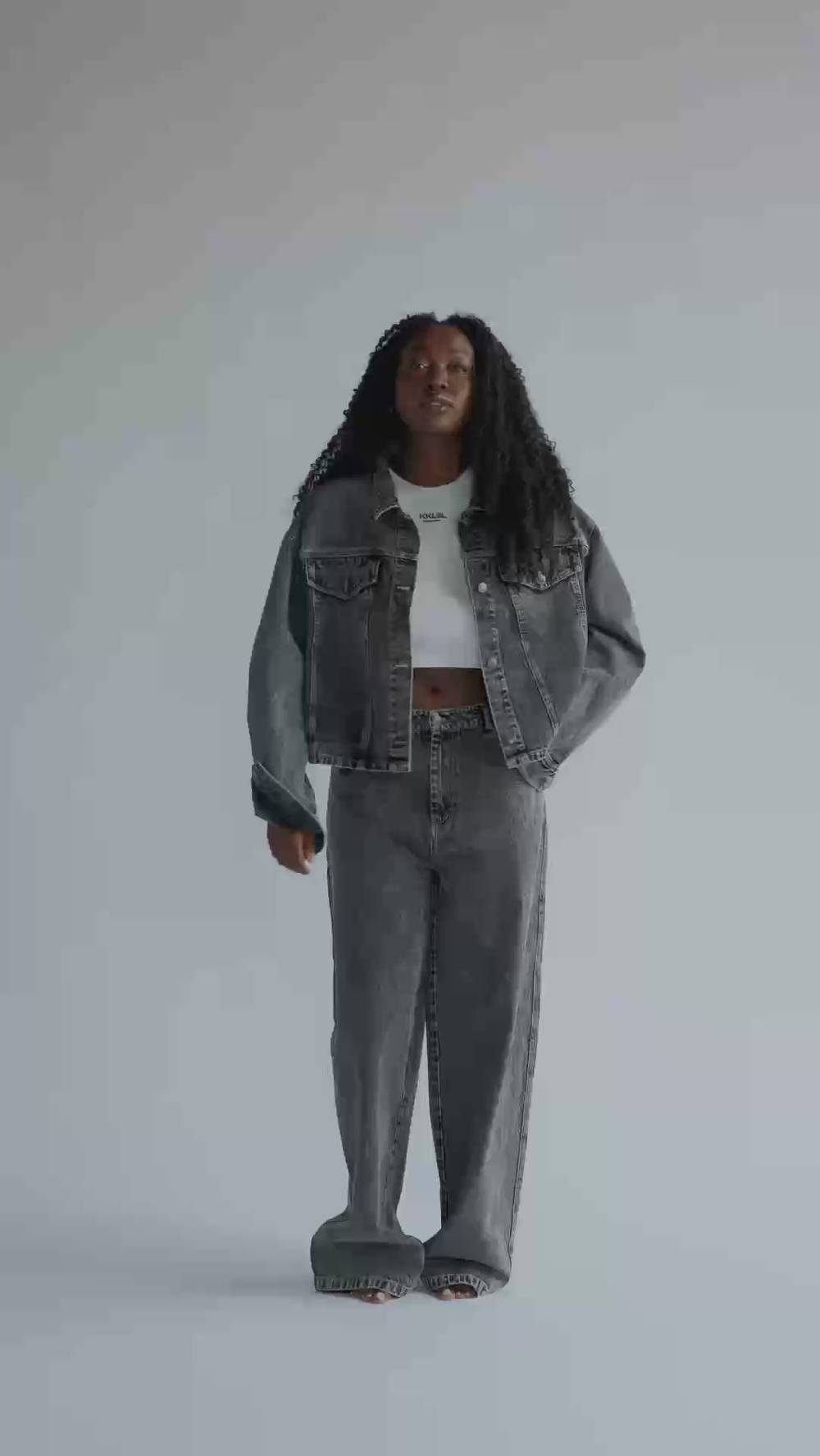 Karo Kauer Denim Jacket Black Black Friday