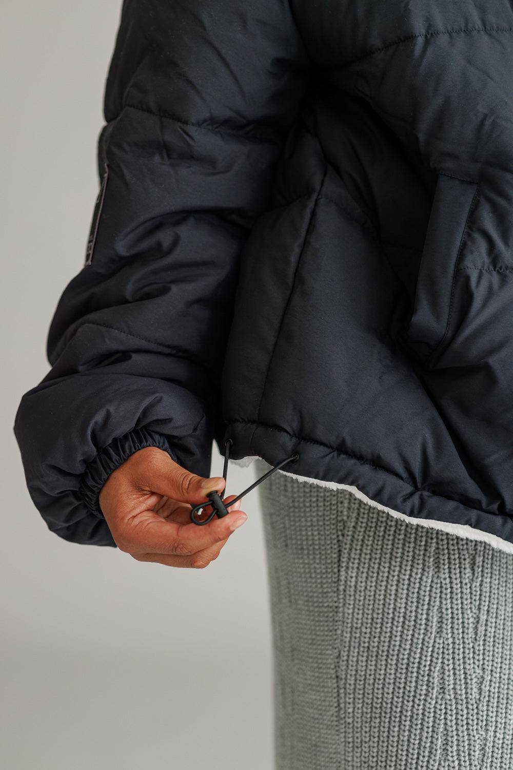 Karo Kauer Puffer Jacket Black Muttertagsangebot