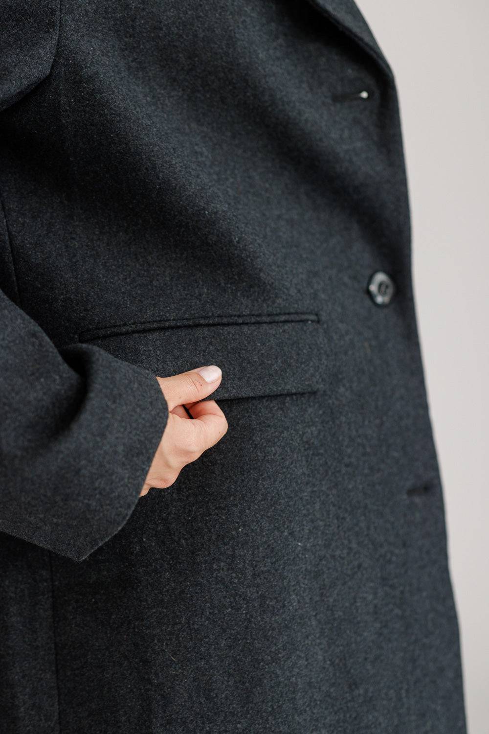 Karo Kauer Coat Oversize Grey Vatertagsangebot