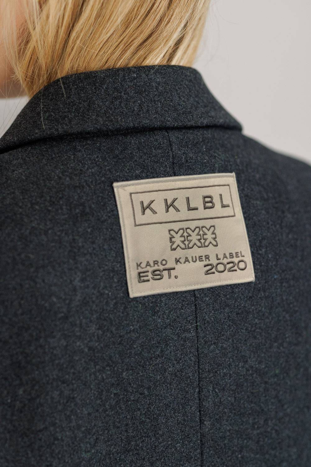 Karo Kauer Coat Oversize Grey Vatertagsangebot