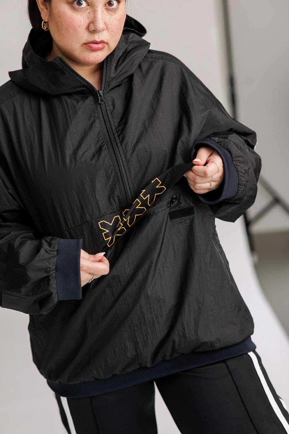 Karo Kauer Windbreaker Black Valentinstagsangebot