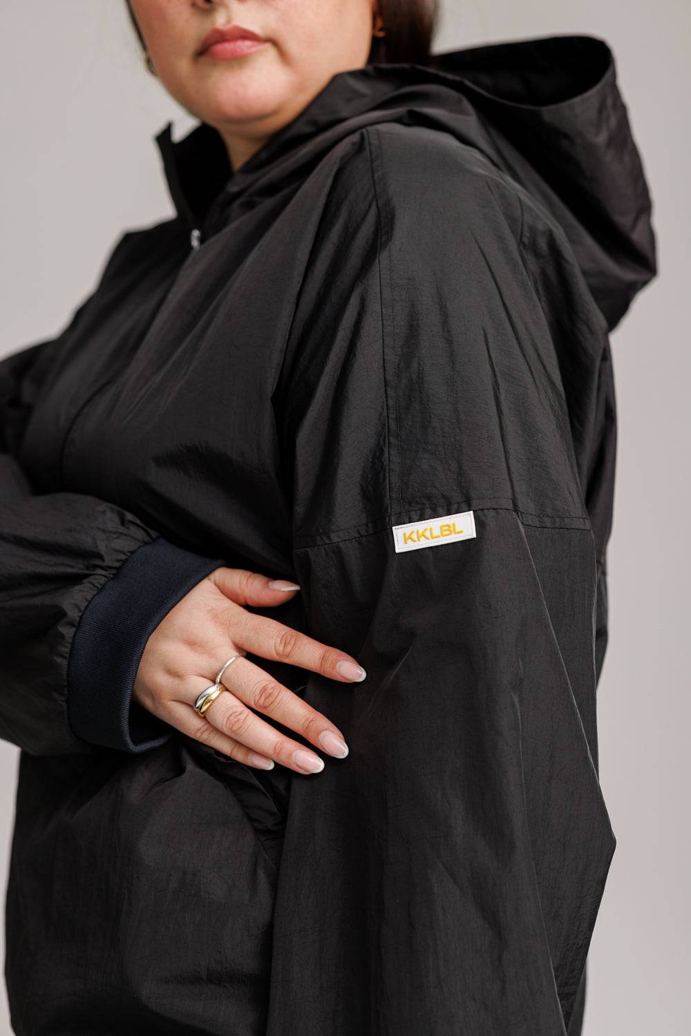 Karo Kauer Windbreaker Black Valentinstagsangebot