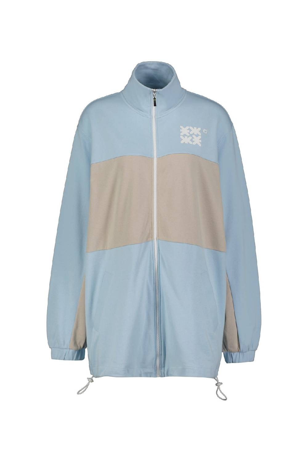 Karo Kauer Tracksuit Jersey Jacket Light Blue Lagerräumung