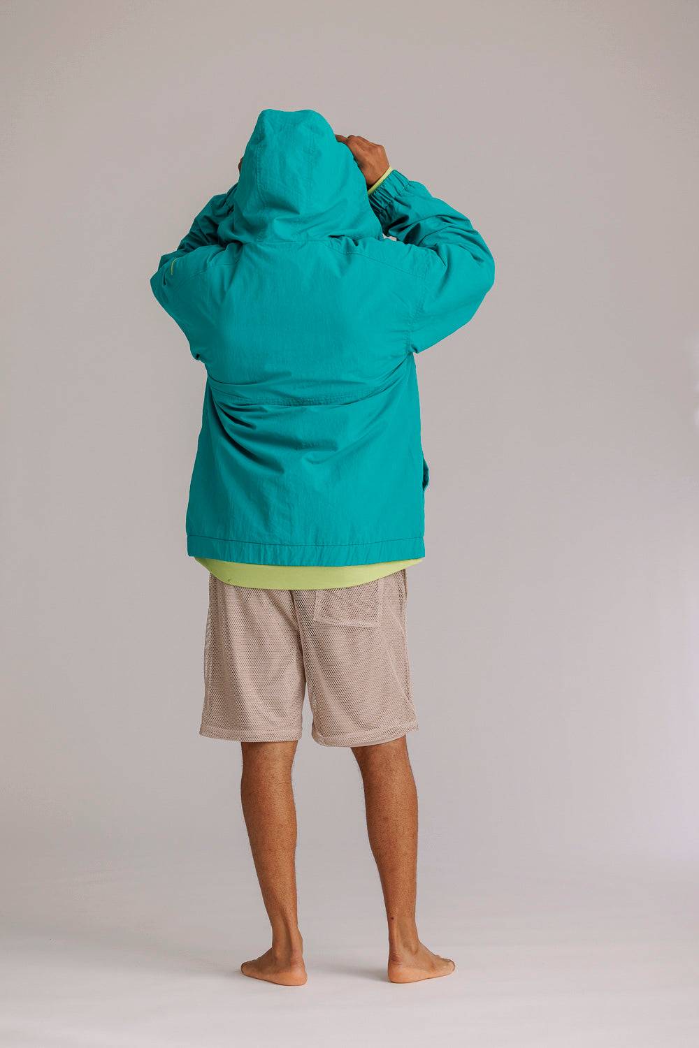Karo Kauer Windbreaker Tile Blue Neueste Mode